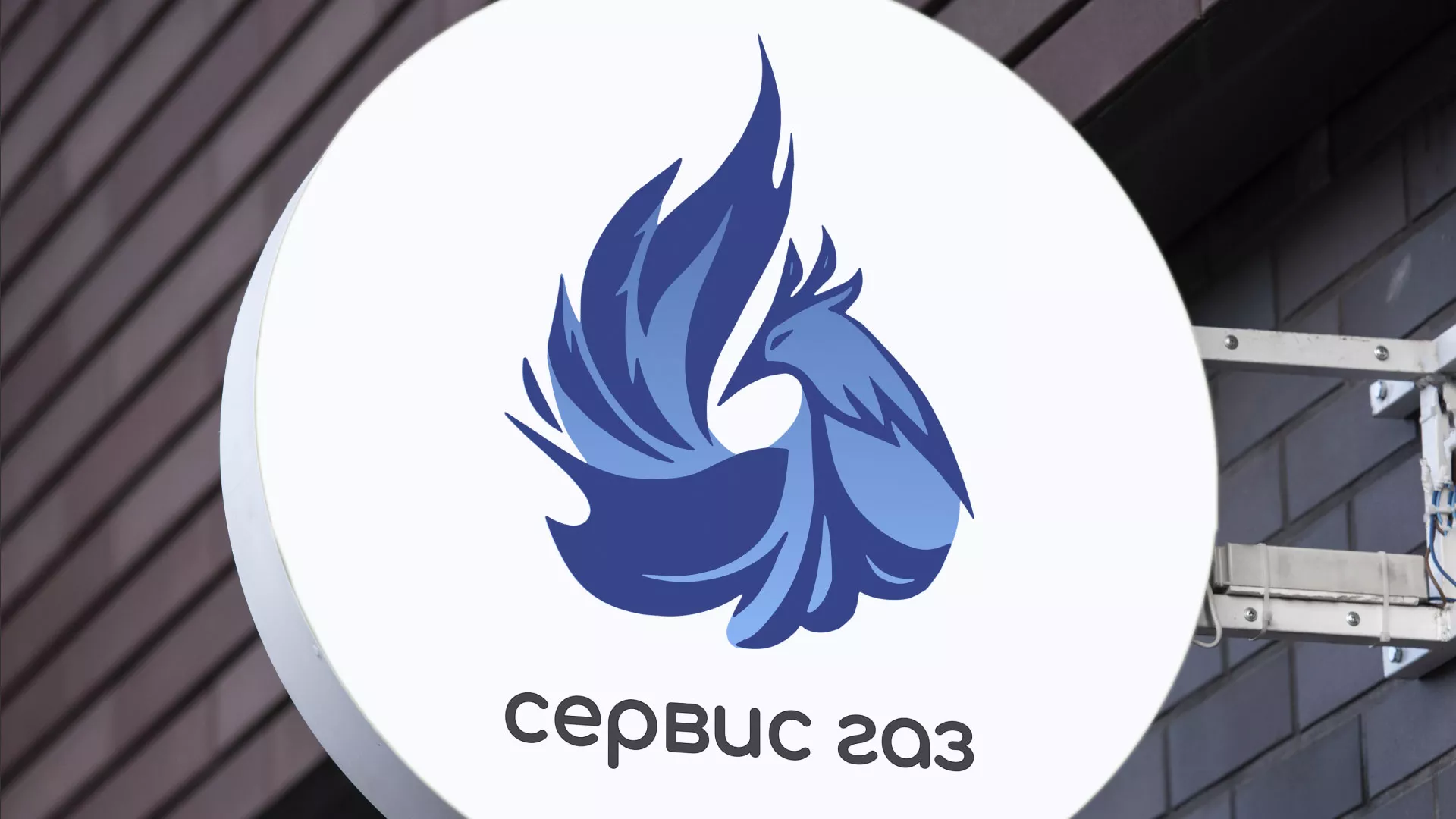 Создание логотипа «Сервис газ» в Боброве